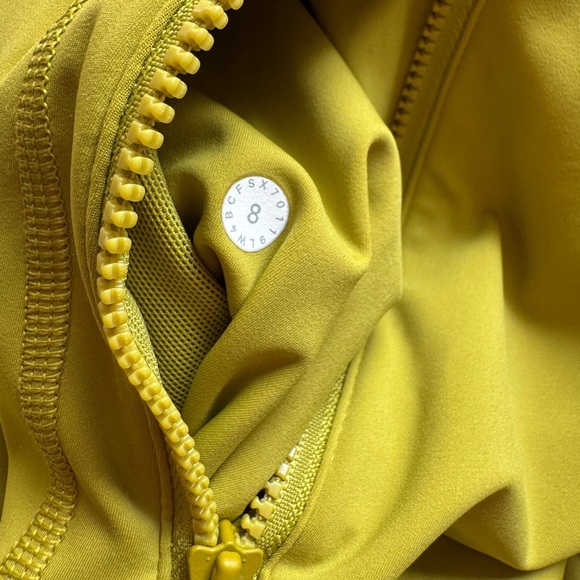 RARE Lululemon Define Jacket Nulux - Golden Lime Color, Size 8 - Picture 3 of 11